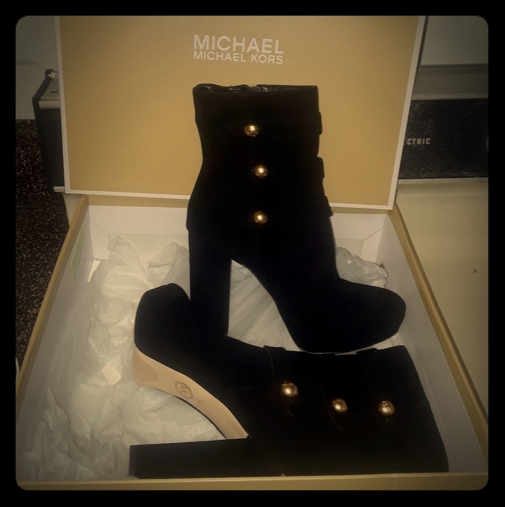 Michael Kors Black Ankle Boots